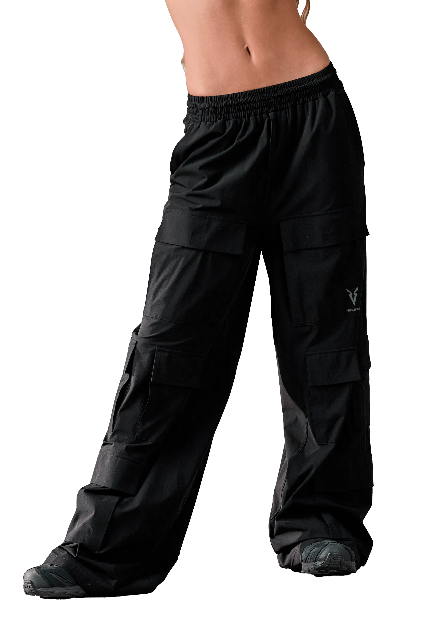 CARGO PANTS - Black Timeless Design