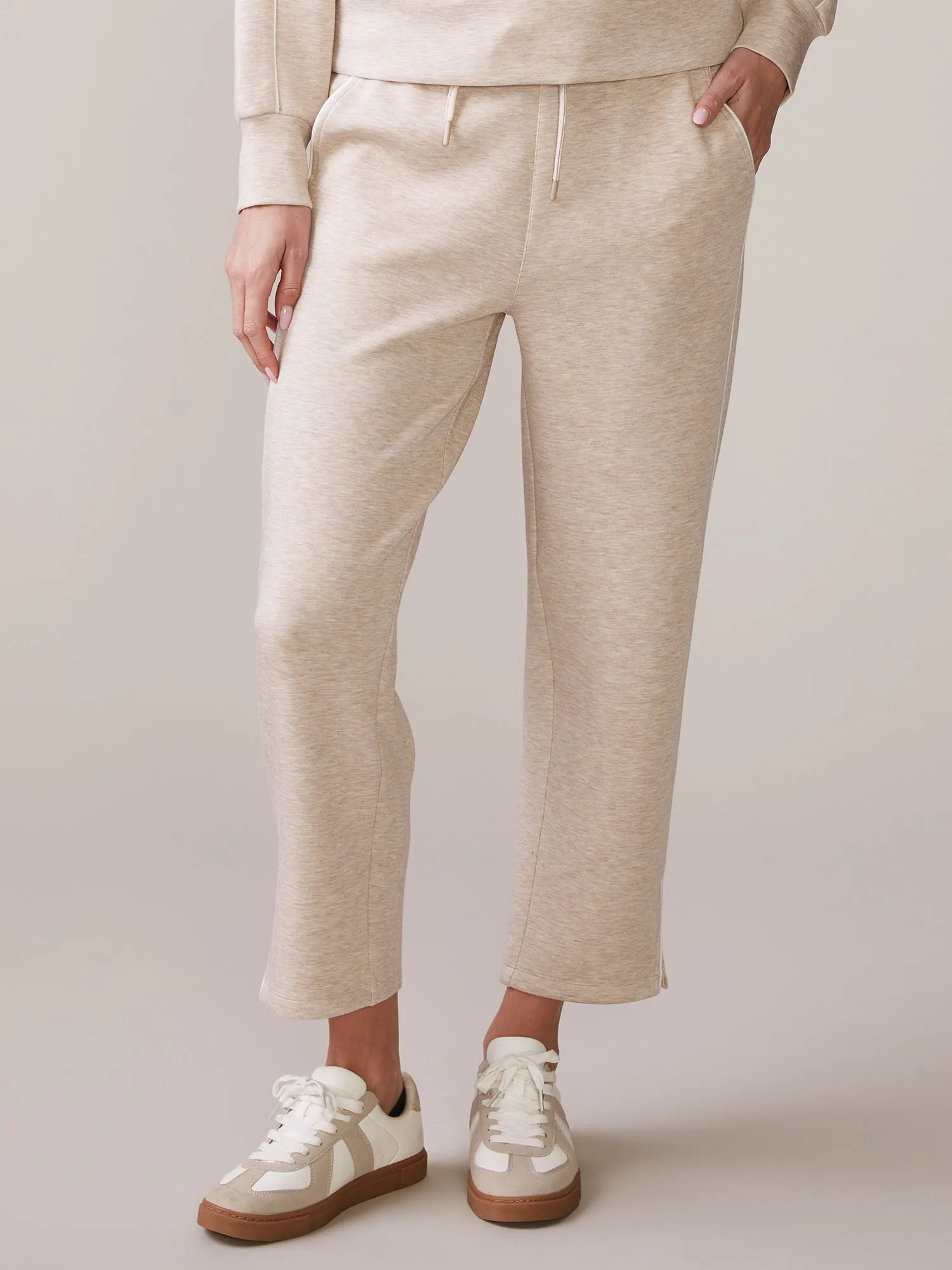 Ultraluxe Cloud Piped Inset Ankle Pant Tear Resistant