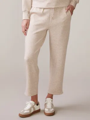 Flexible Leg Soft Touch Ultraluxe Cloud Piped Inset Ankle Pant