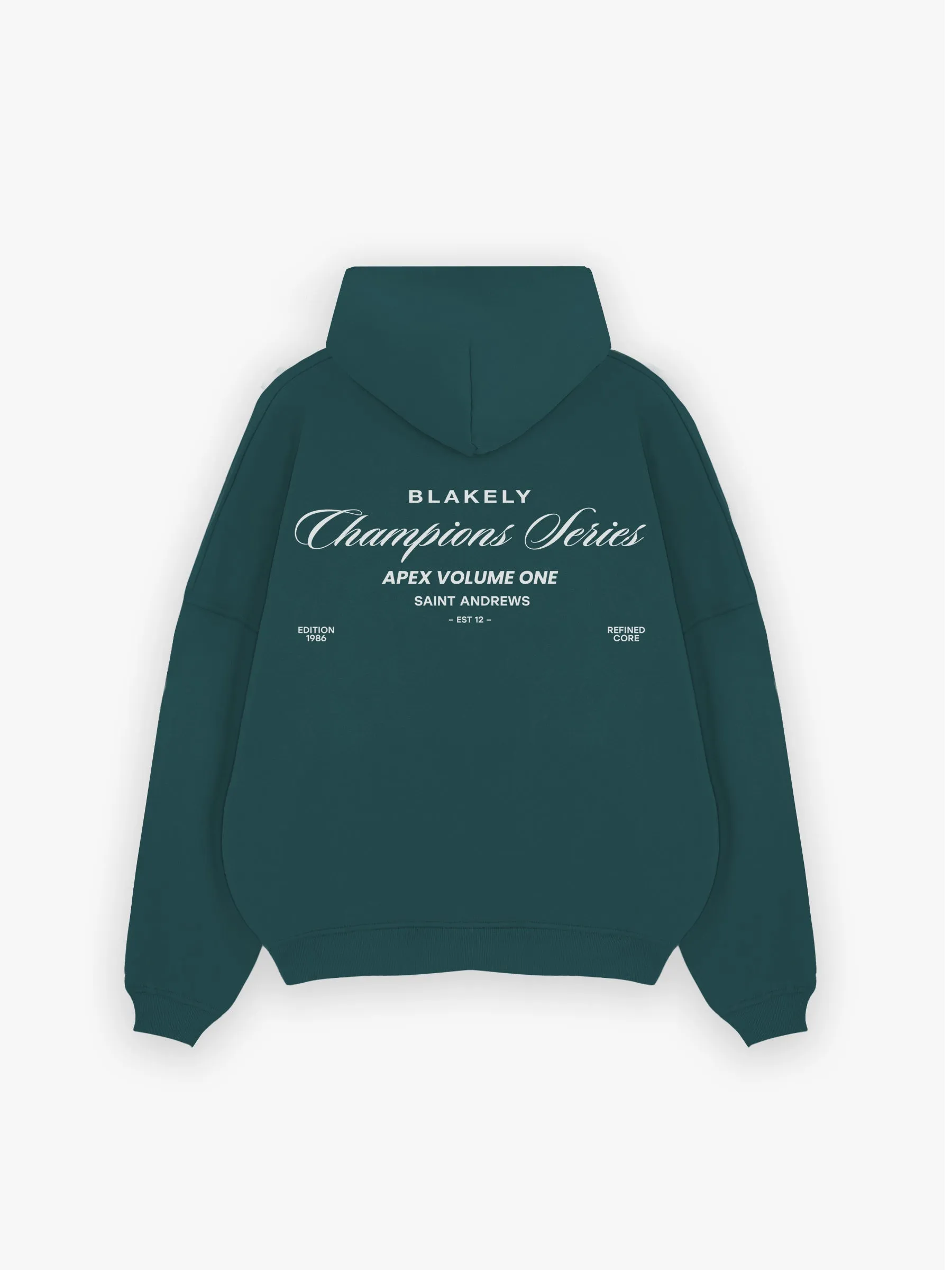Champions Relaxed Hoodie - Teal Green Casual Friday wear