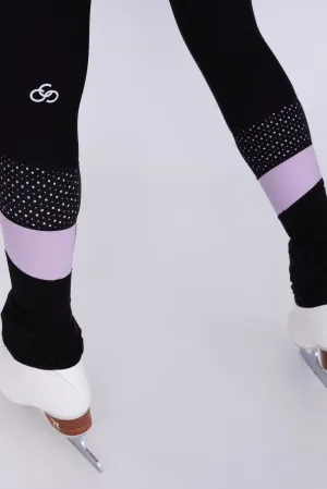 All Ages Stretch Fit Indoor Ready Desire Non-Slip Leggings in Amethyst