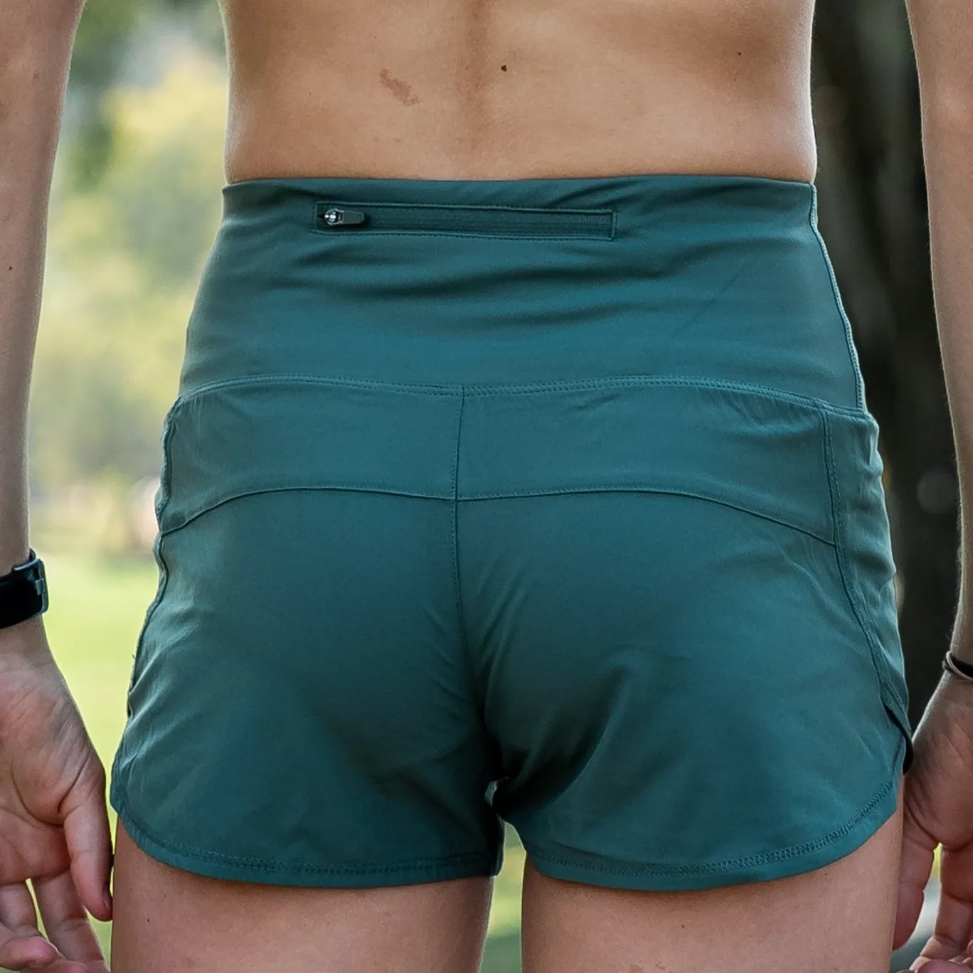 On The Go Camping Gear IMPI Running Shorts - Olive
