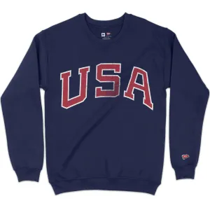 Workout Warmup Flexible Hood 1964 USA Crewneck