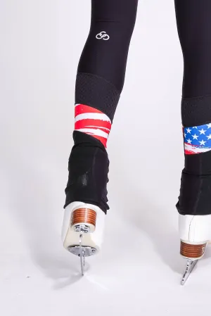 Holiday Outfit Eco Friendly For Adults Winter Sports Unite Leggings-USA