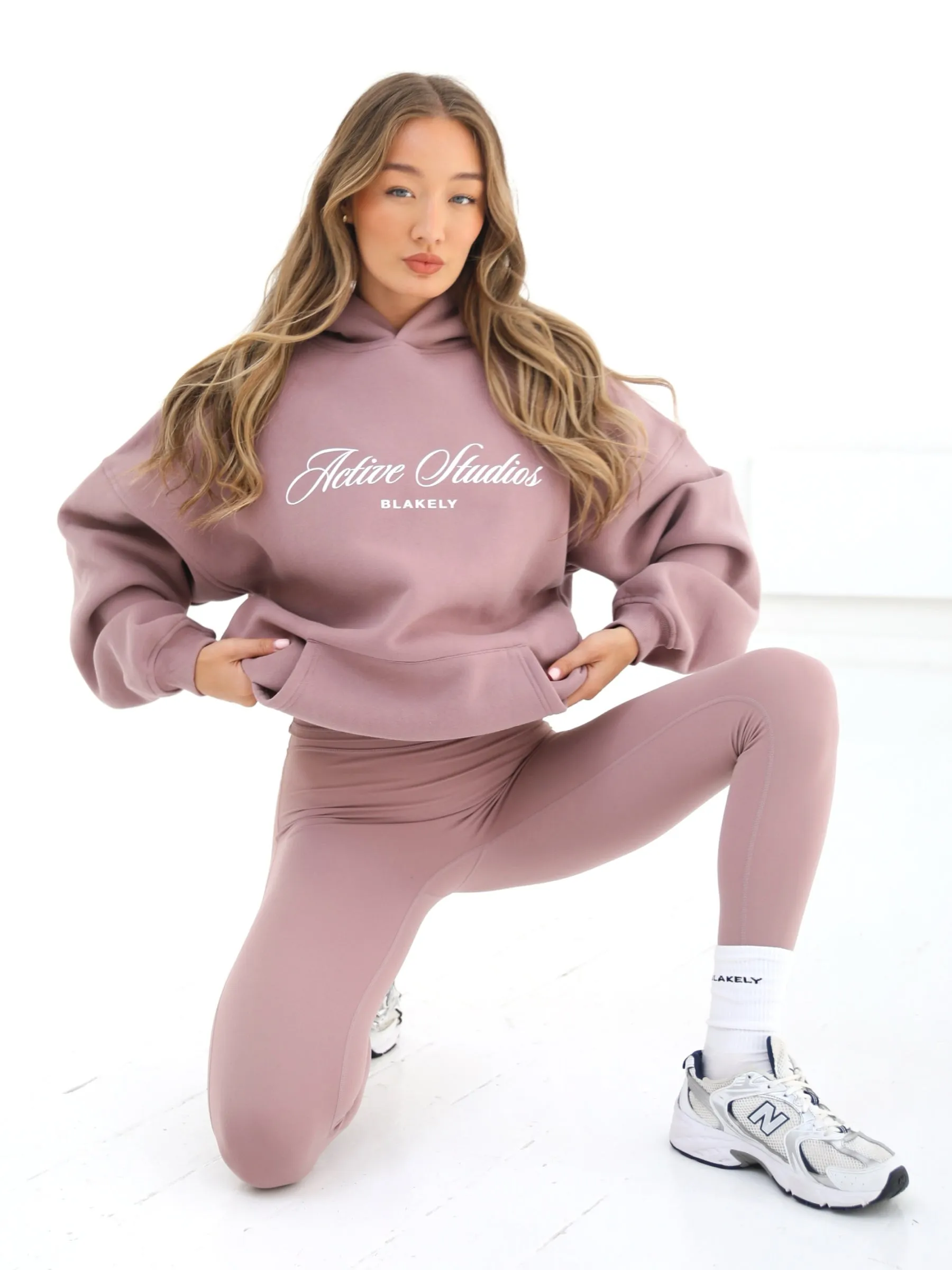 Off Duty Oversized Hoodie - Dusty Pink spring holiday Rhino like