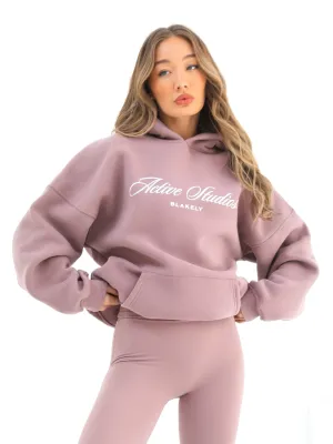 Comfort First Trend Style Off Duty Oversized Hoodie - Dusty Pink