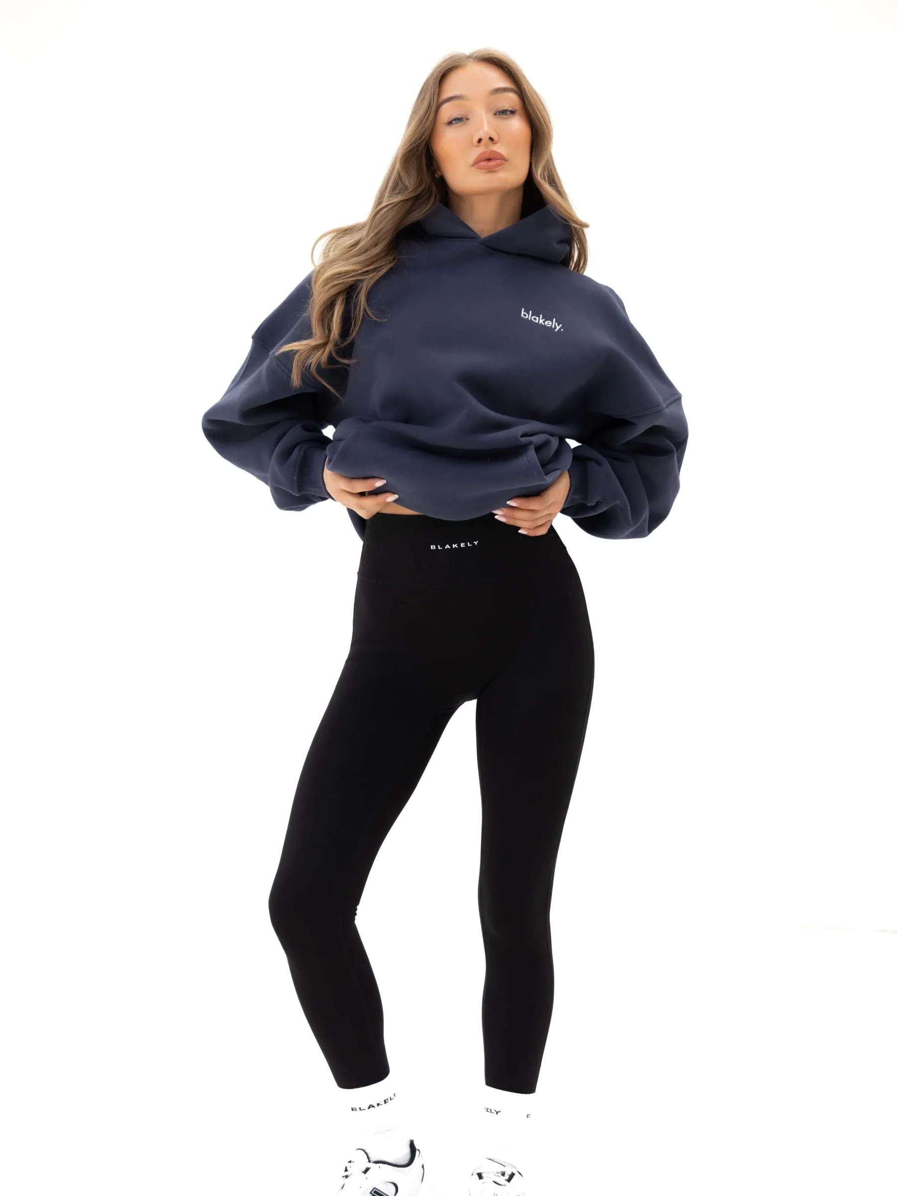 Sami Oversized Hoodie - True Navy Low Impact Processing