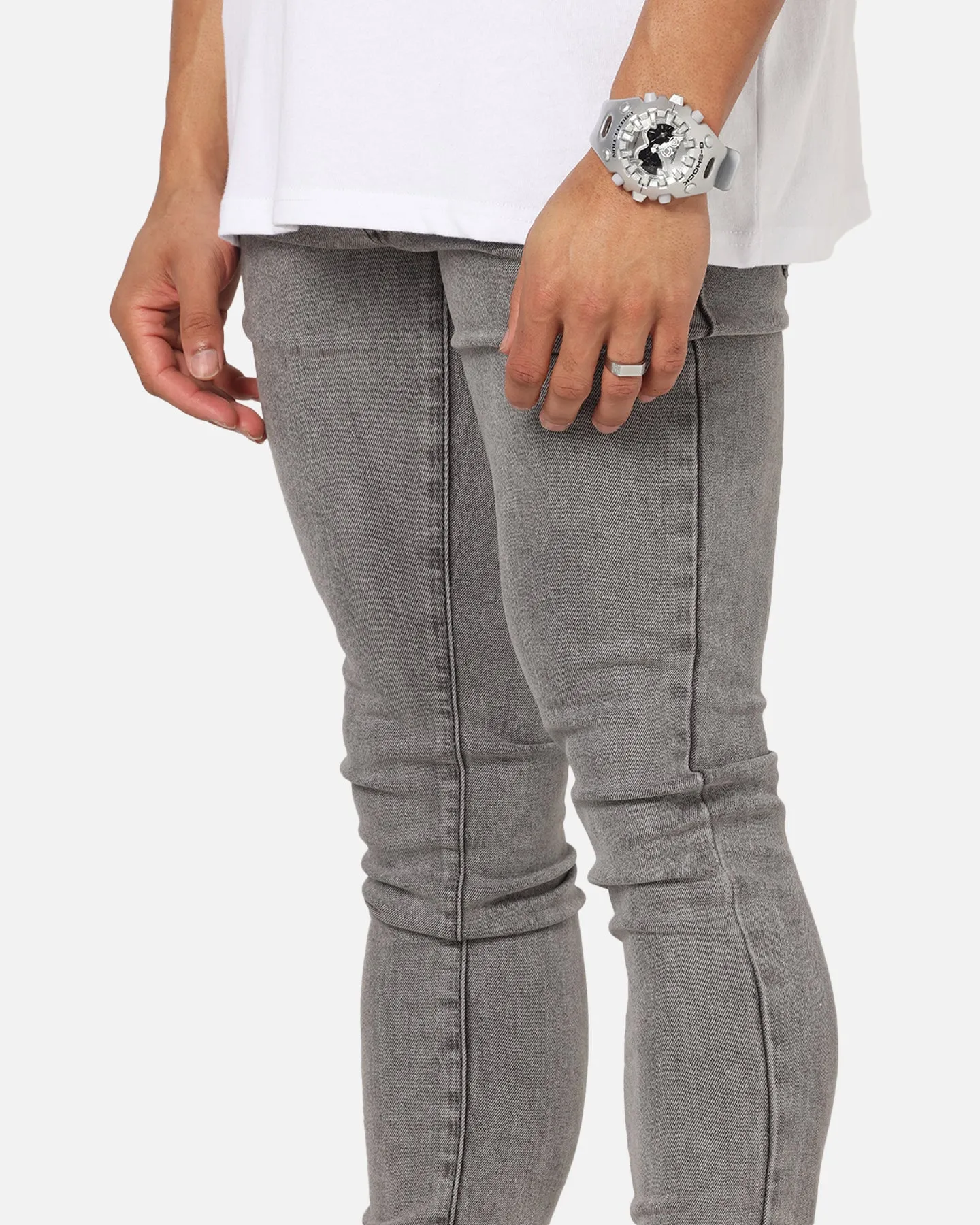 Saint Morta Dynasty Jeans Sulphur Grey Quick Outfit Versatile Cut