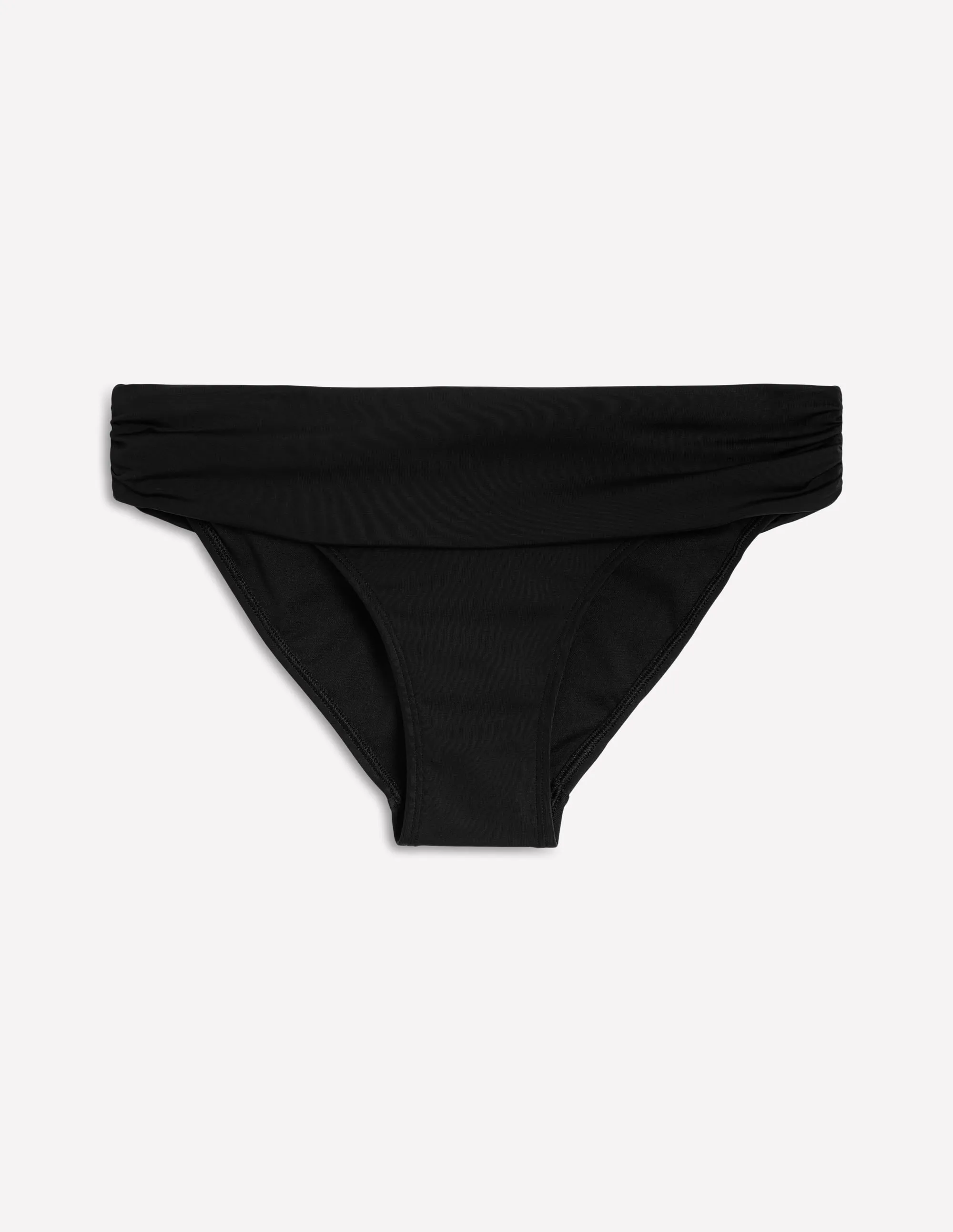 Dynamic Style Classic Fold Bikini Bottoms-Black