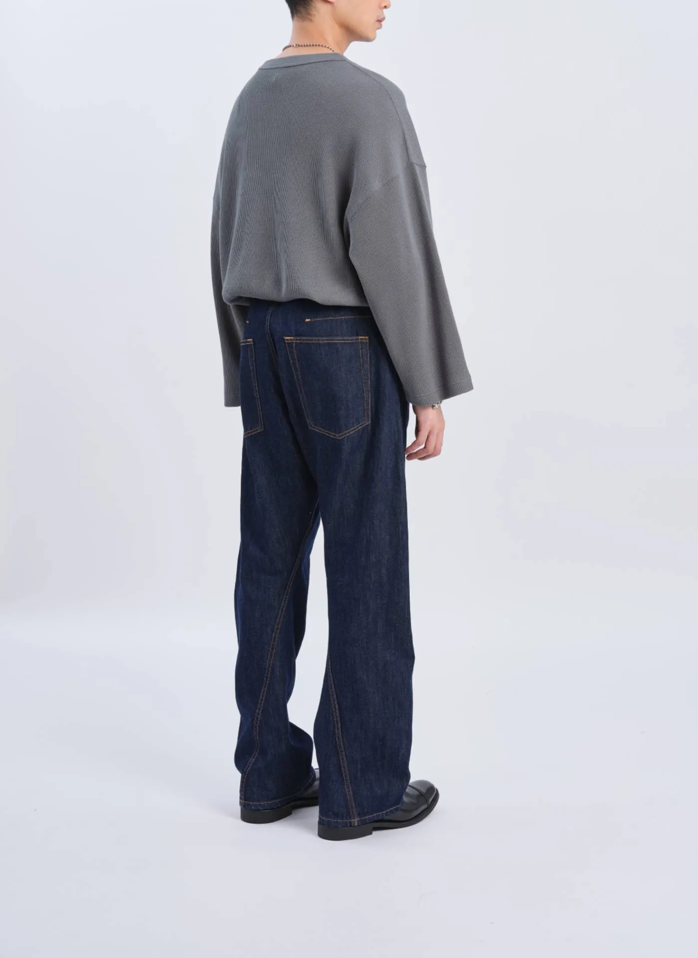HypoallergenicYarn Indigo Cotton Linen Denim Jeans