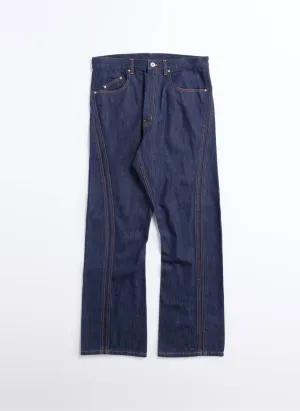 TaglessLabel Formal Tone Indigo Cotton Linen Denim Jeans