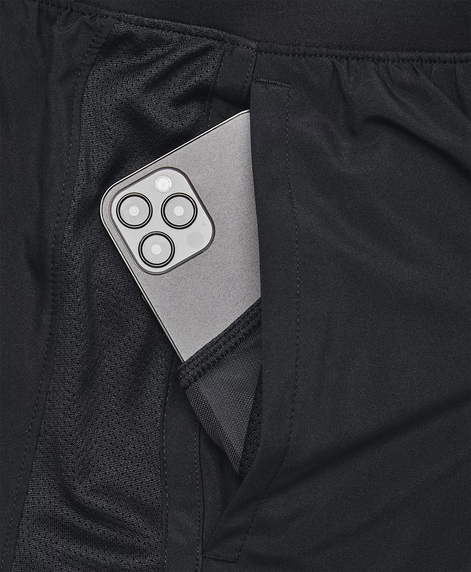 Under Armour Launch 2 In 1 Mens Running Shorts - Black Plus Size