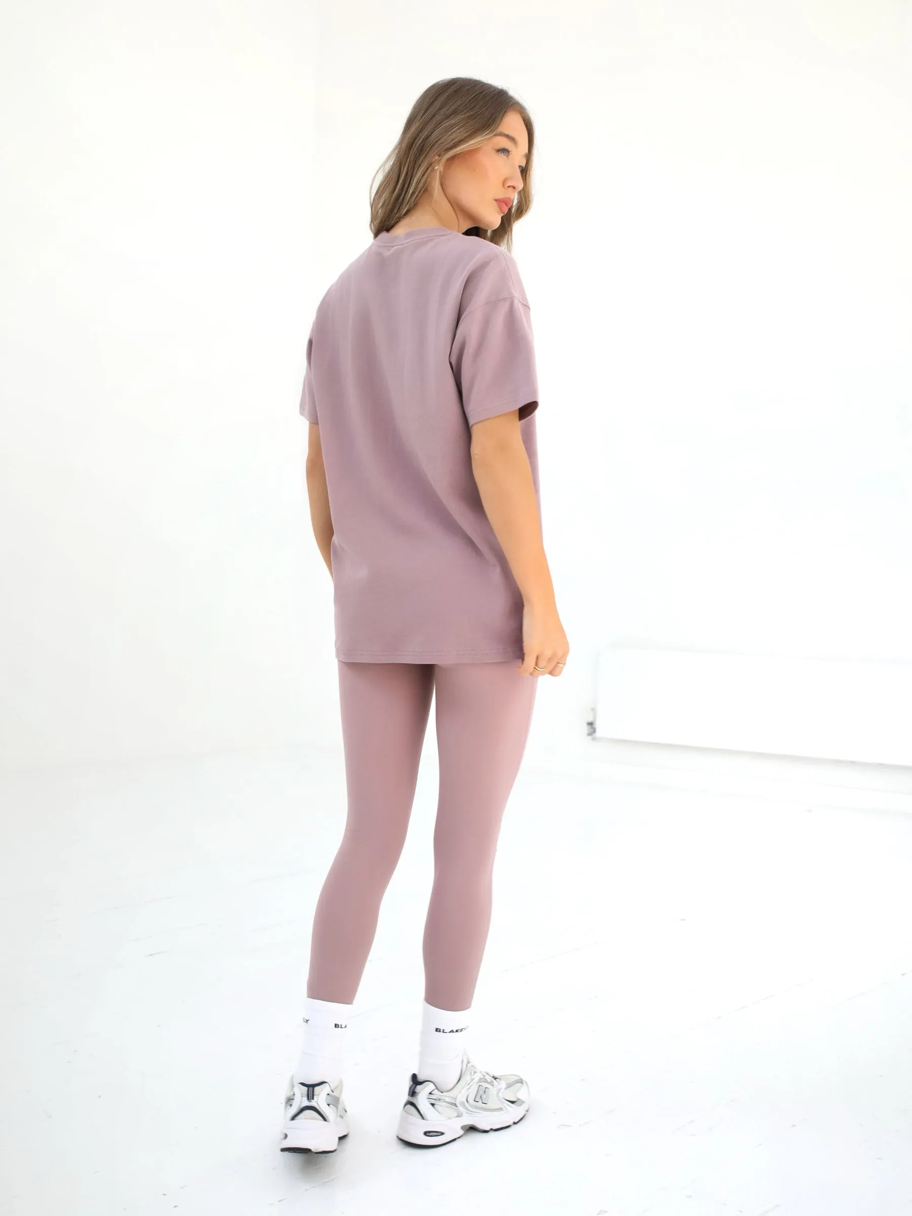 Off Duty Oversized T-Shirt - Dusty Pink Smart Wear