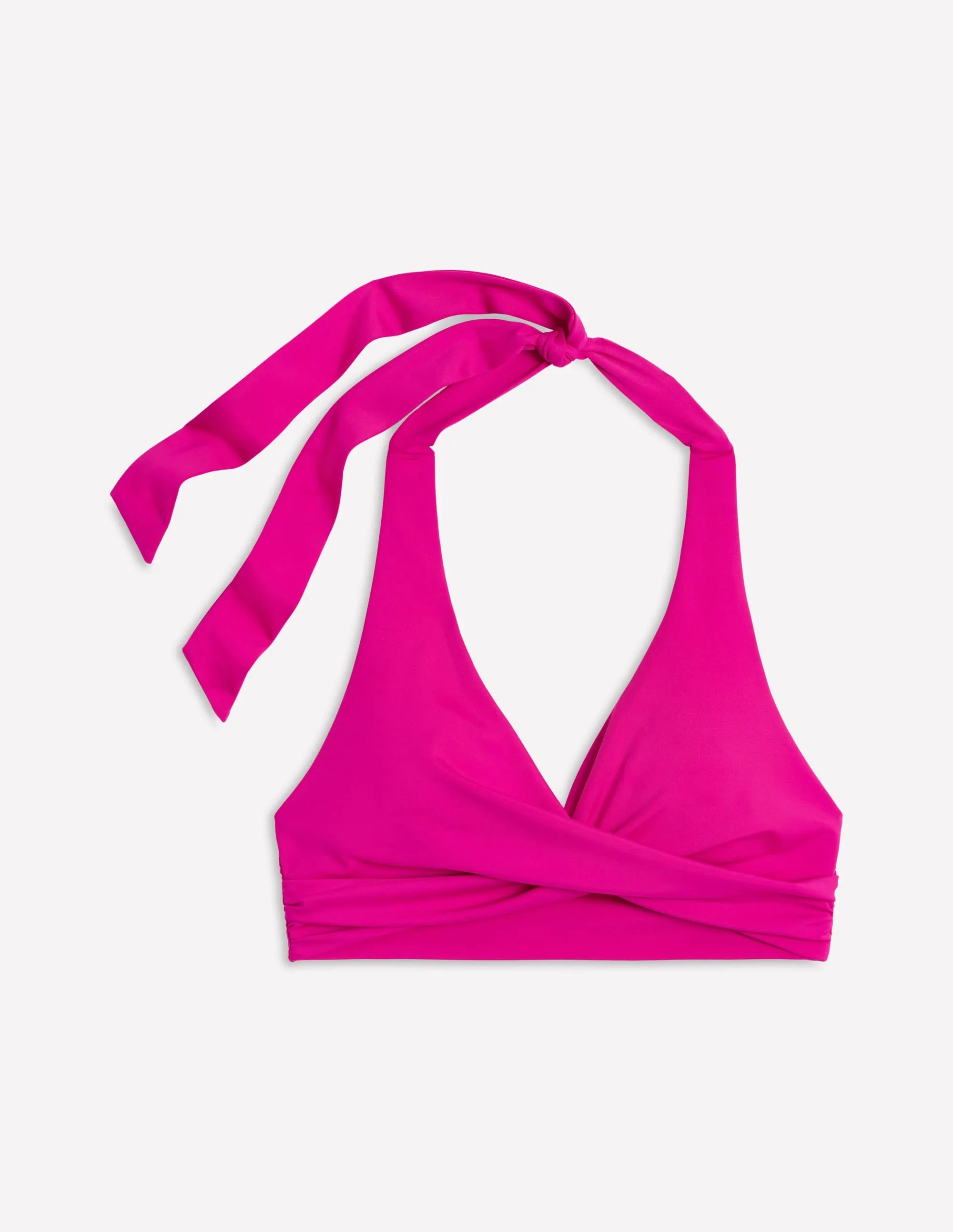 Levanzo Halter Bikini Top-Jewel Pink Classic Style Must-Have Item