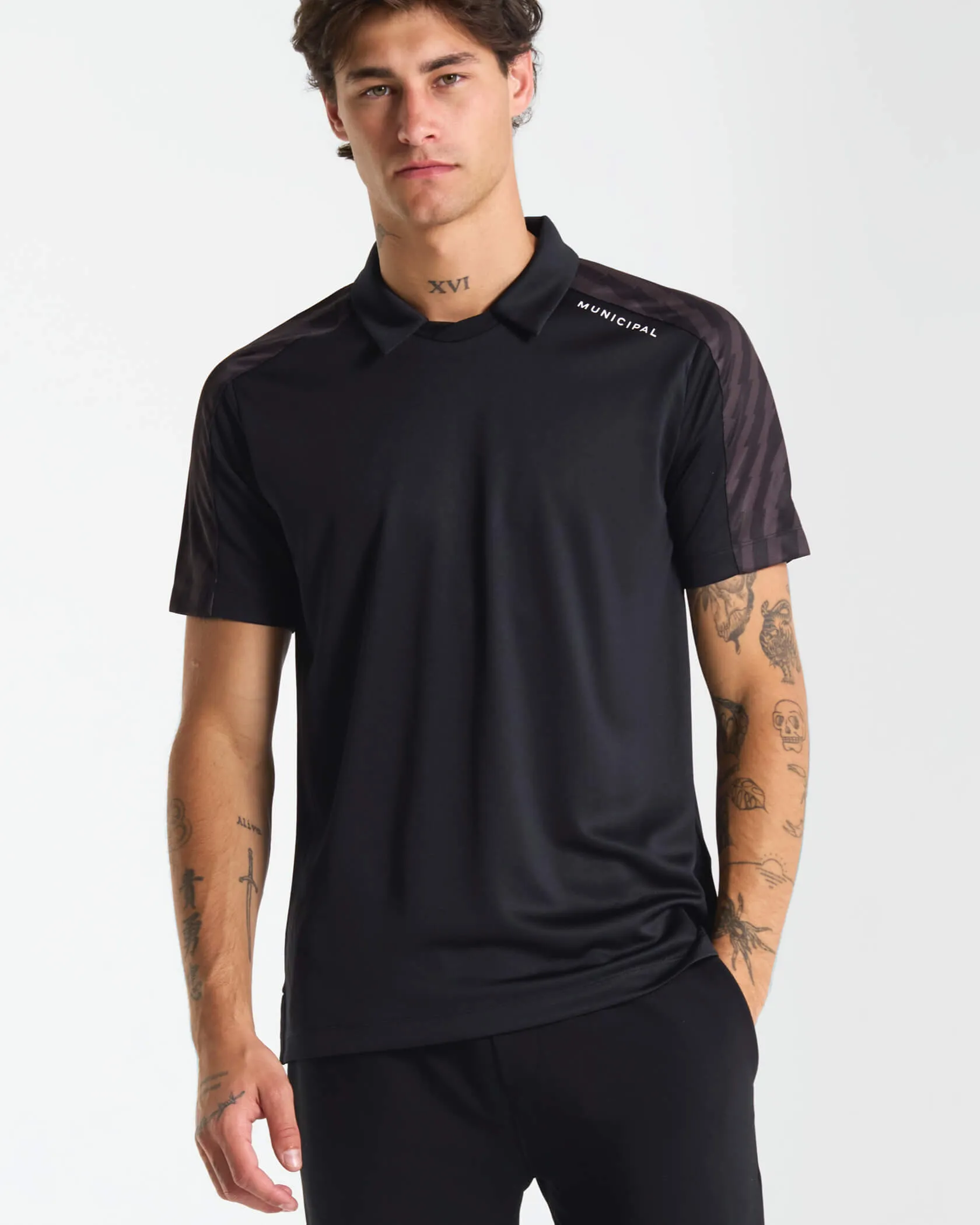 Sportcross Crew Polo EasyCare Woven Fabric Advanced Moisture Management