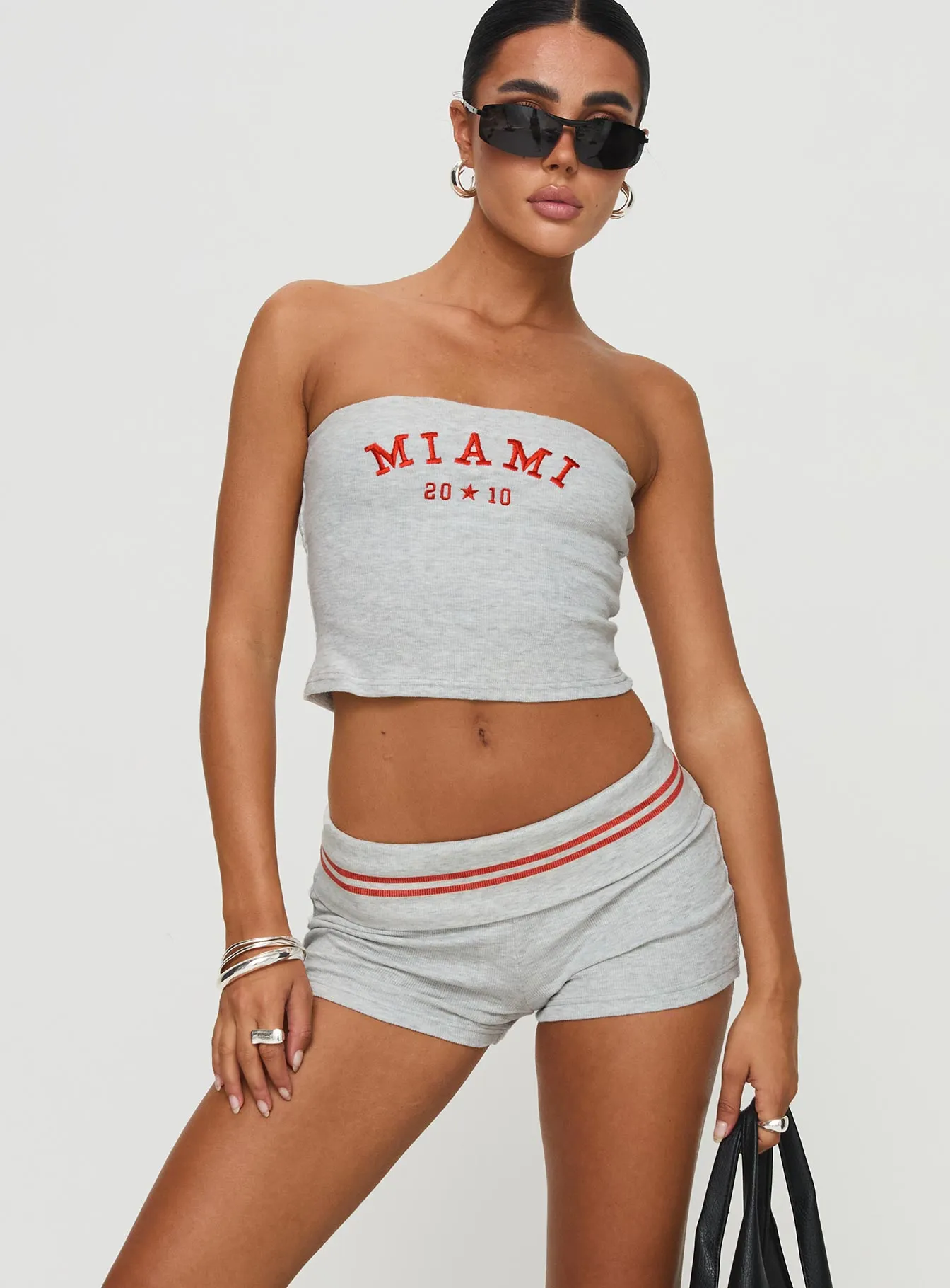 Flight Fit Future Glow In Miami Shorts Grey