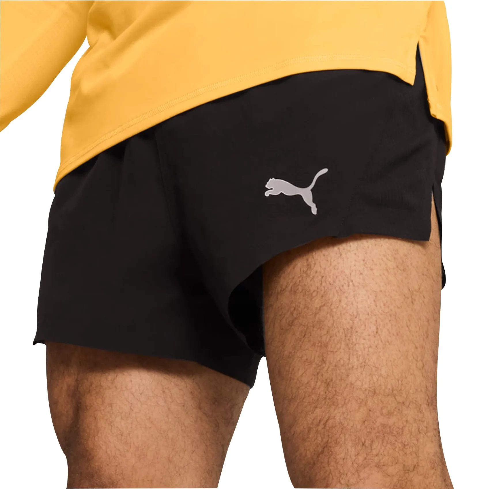 sweater Puma Run Ultraweave Velocity 3 Inch Mens Running Shorts - Black