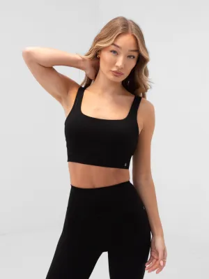 Apex Pro Sports Bra - Black Reinforced stitching seams