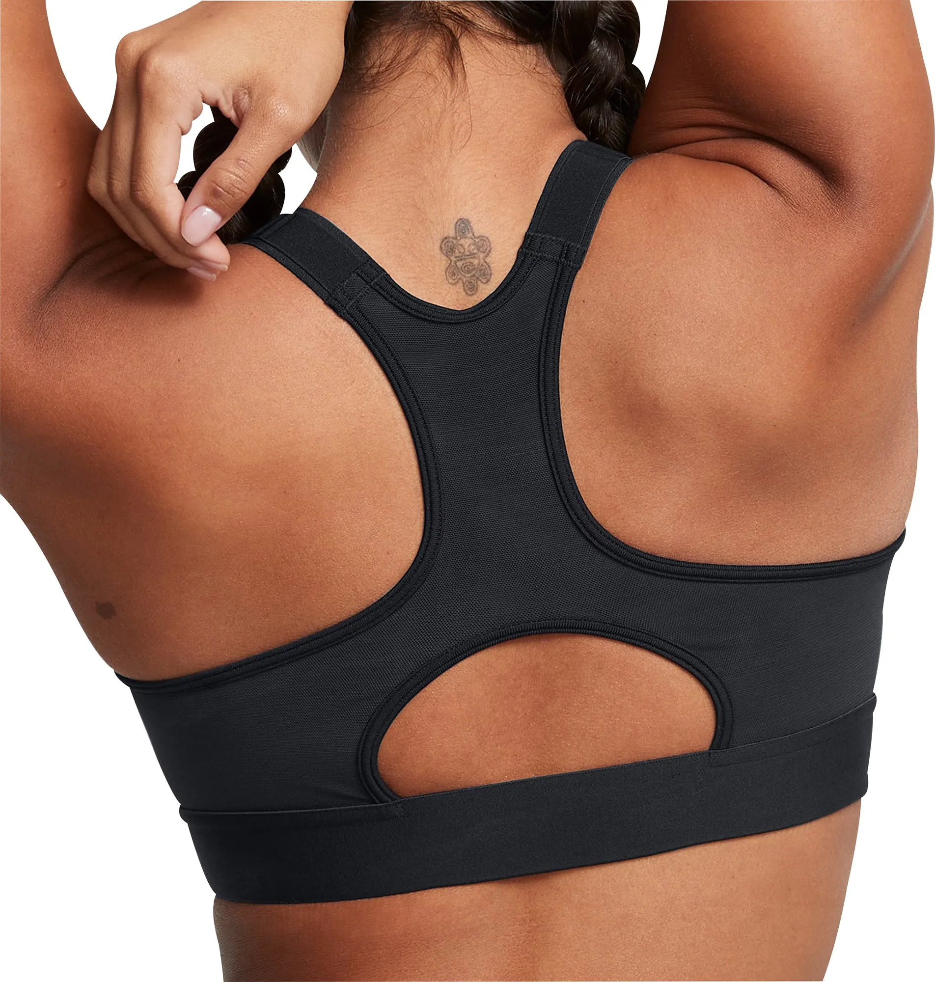 Under Armour HeatGear Armour High Womens Sports Bras - Black Sports teams Open-back