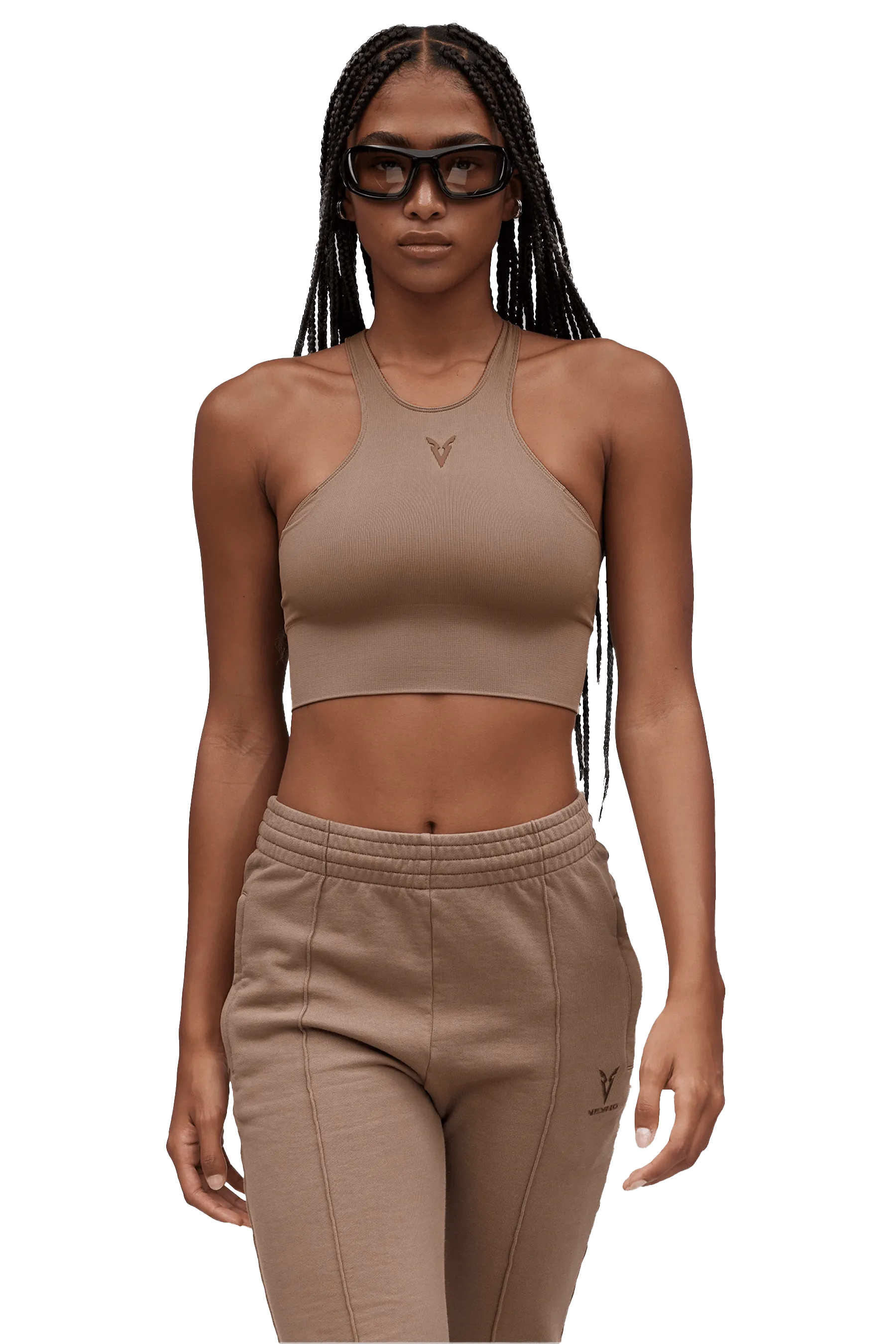 Flexible SPORTS BRA ULTRA LONG SEAMLESS  - Tan