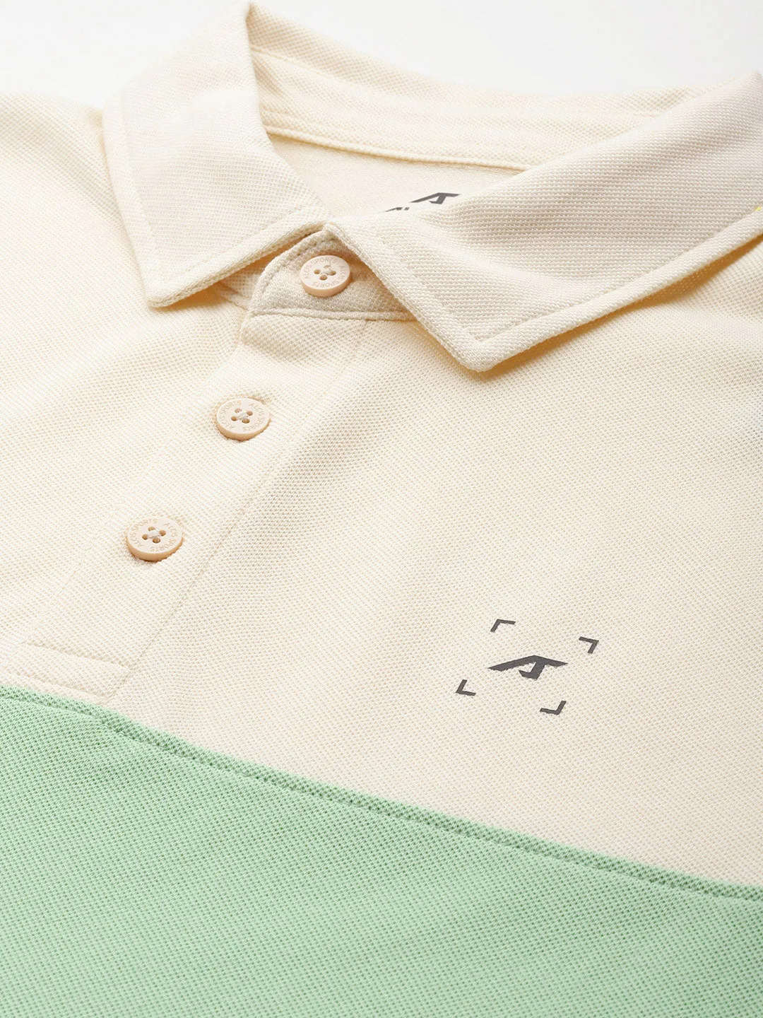 Barrel Cuff Design Summer Business Routine Color-Blocked Polo T-Shirt