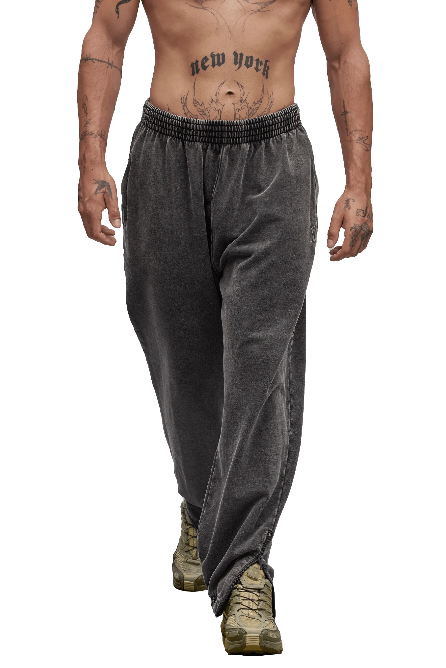 MoistureControlLiner Flexible Fabric JOGGERS - Gray Vintage