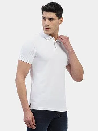 Hummel Men Jaye White Golf Polo Tshirt HighDurabilityClothing Event Vibe