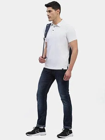 Hummel Men Jaye White Golf Polo Tshirt Bead Soul Icon Glow