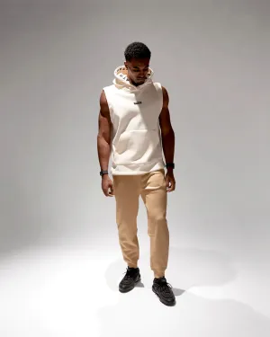 Wrinkle Free Fabric Smooth Fit Lining [ULTRALUX] Offline Joggers - Latte