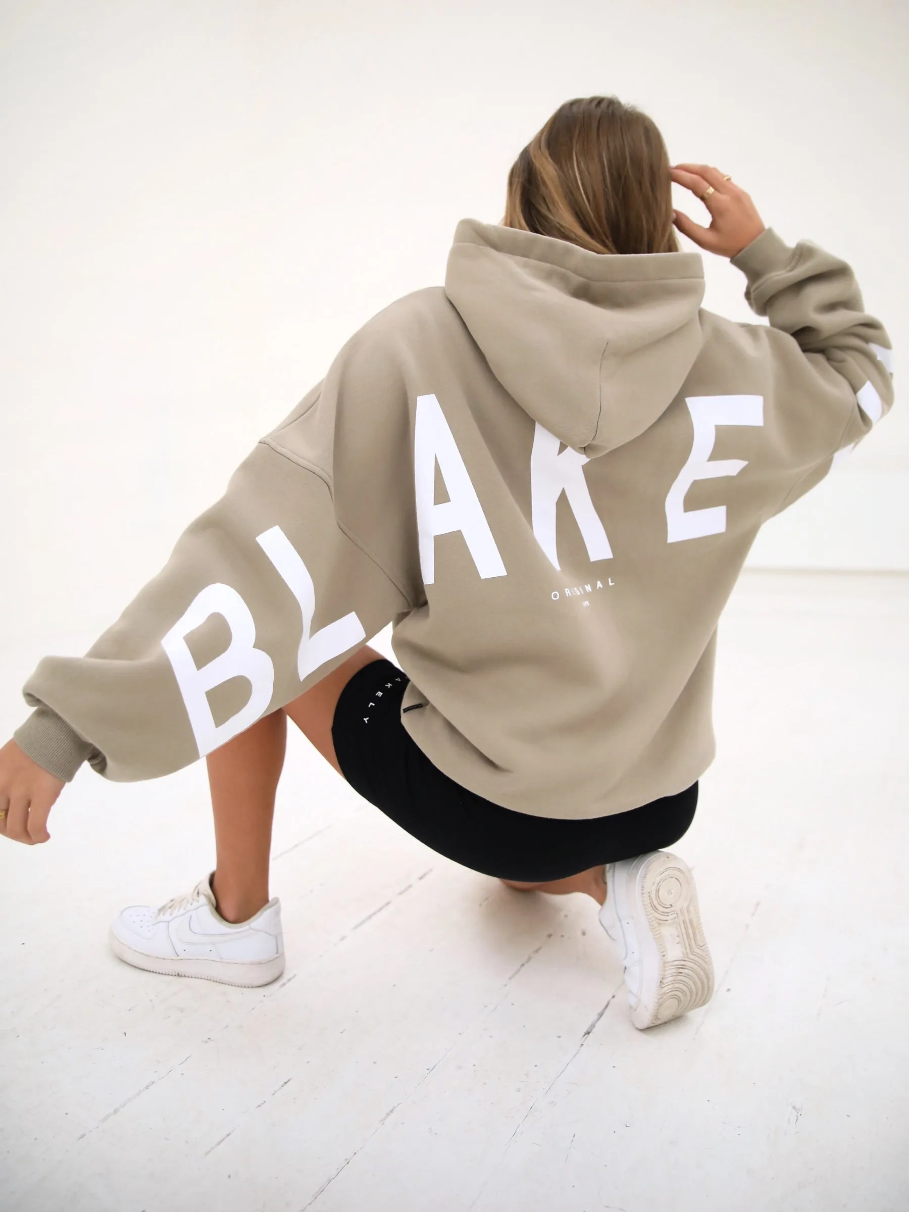 Fishing wear Street Inspired Isabel Oversized Hoodie - Beige
