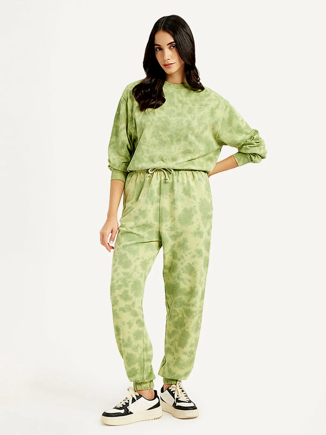 RipstopFabric Thermal Insulation Layer Women's Mid Rise Green?Joggers
