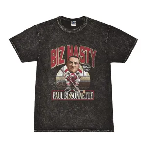 City Smart Relaxed and Comfy Spittin Chiclets x NHL Alumni Association Biz Nasty Mineral Wash Tee