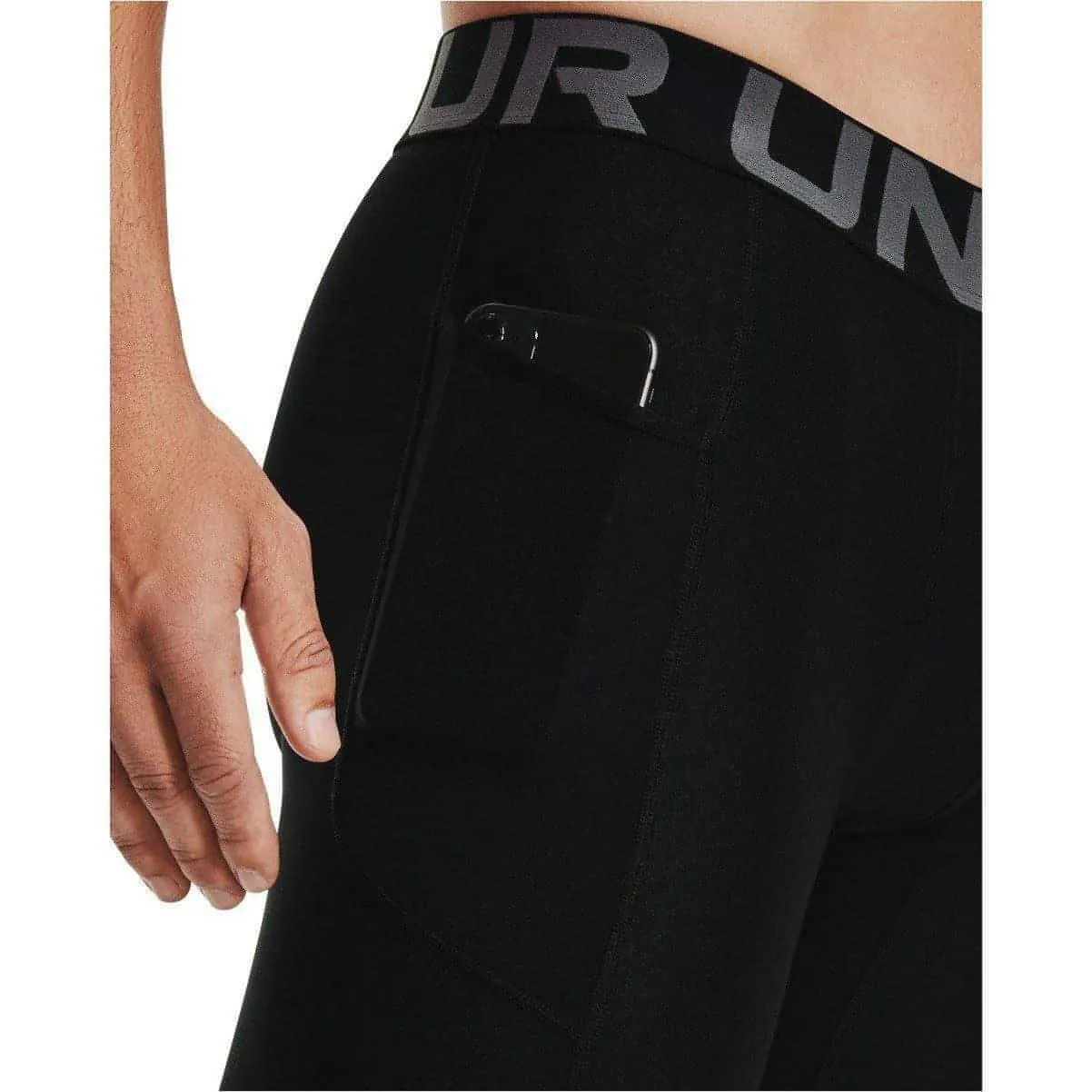 Under Armour HeatGear Mens Short Compression Tights - Black Chill Style
