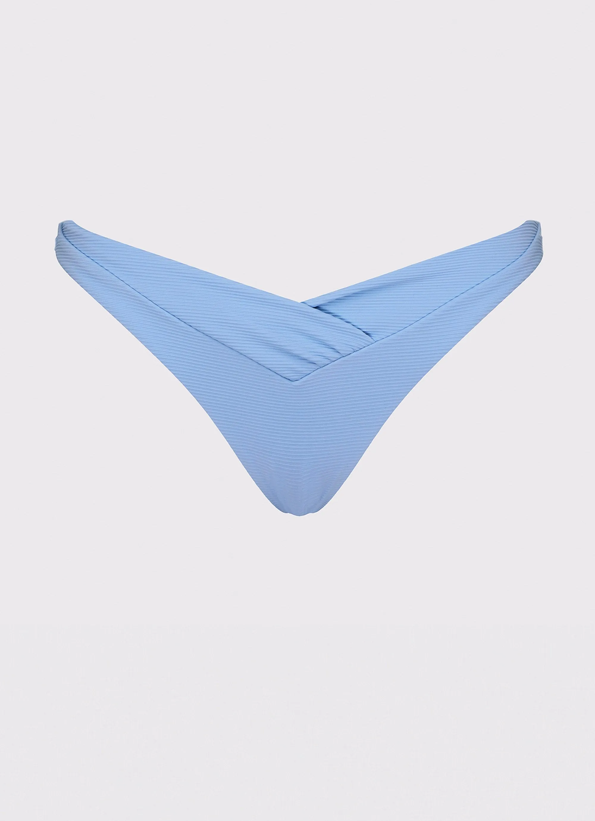 Delta Bikini Bottoms - Blue Anti Chlorine Material Matte-Look