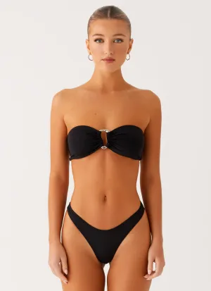 Summer Staple Cuba Bikini Bottoms - Black