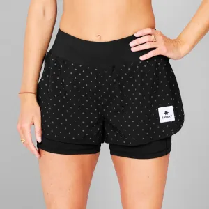 Polka 2 In 1 Pace Shorts 3'' Effortless Look Non Irritating Tagless