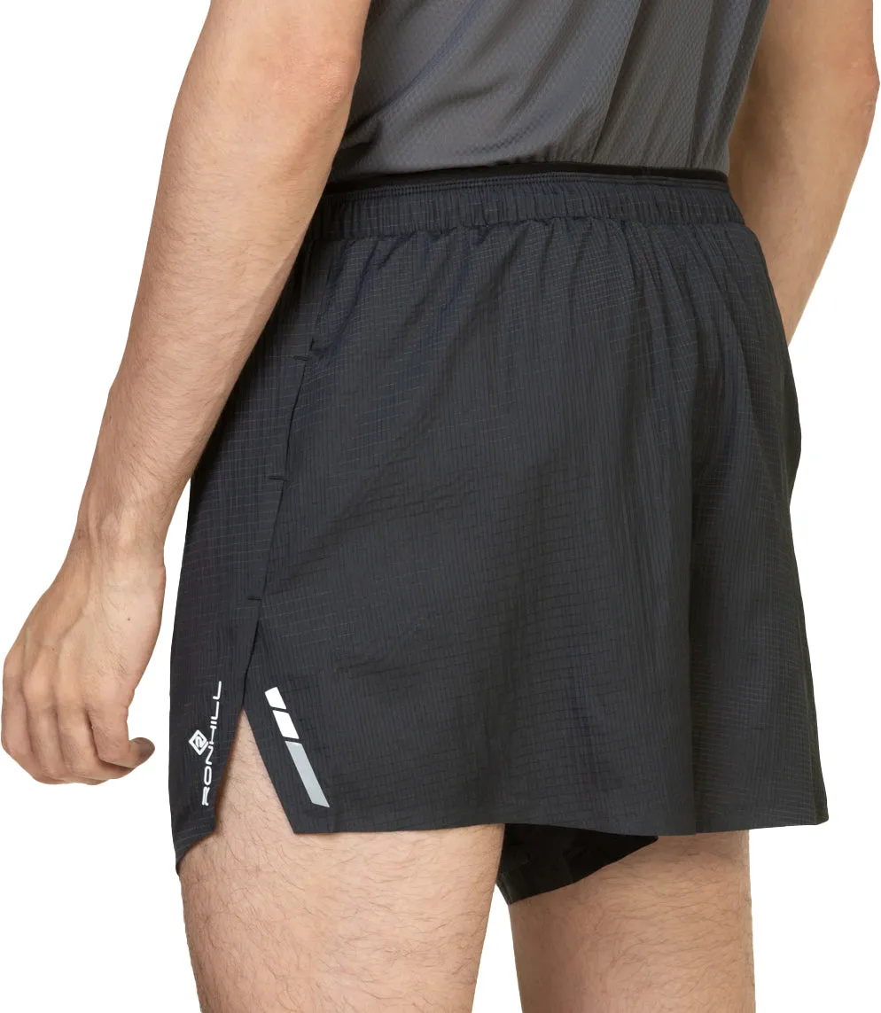 Chill Look Streetwear Ronhill Tech Race 5 Inch Mens Running Shorts - Black