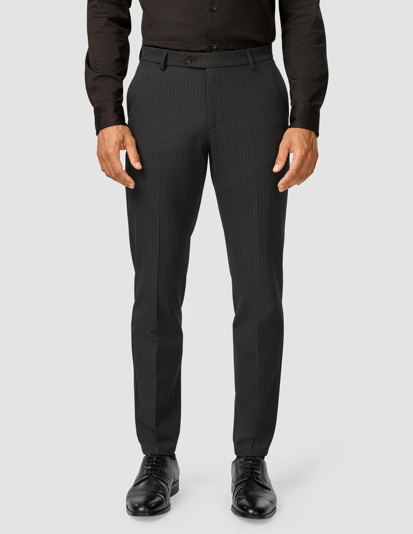 Essential Suit Pants Regular Asphalt Pinstripe AbrasionResistant