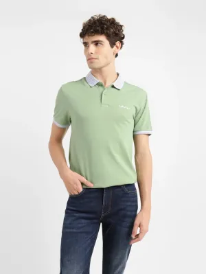Men's Solid Slim Fit Polo T-shirt Travel Friendly Summer Staple