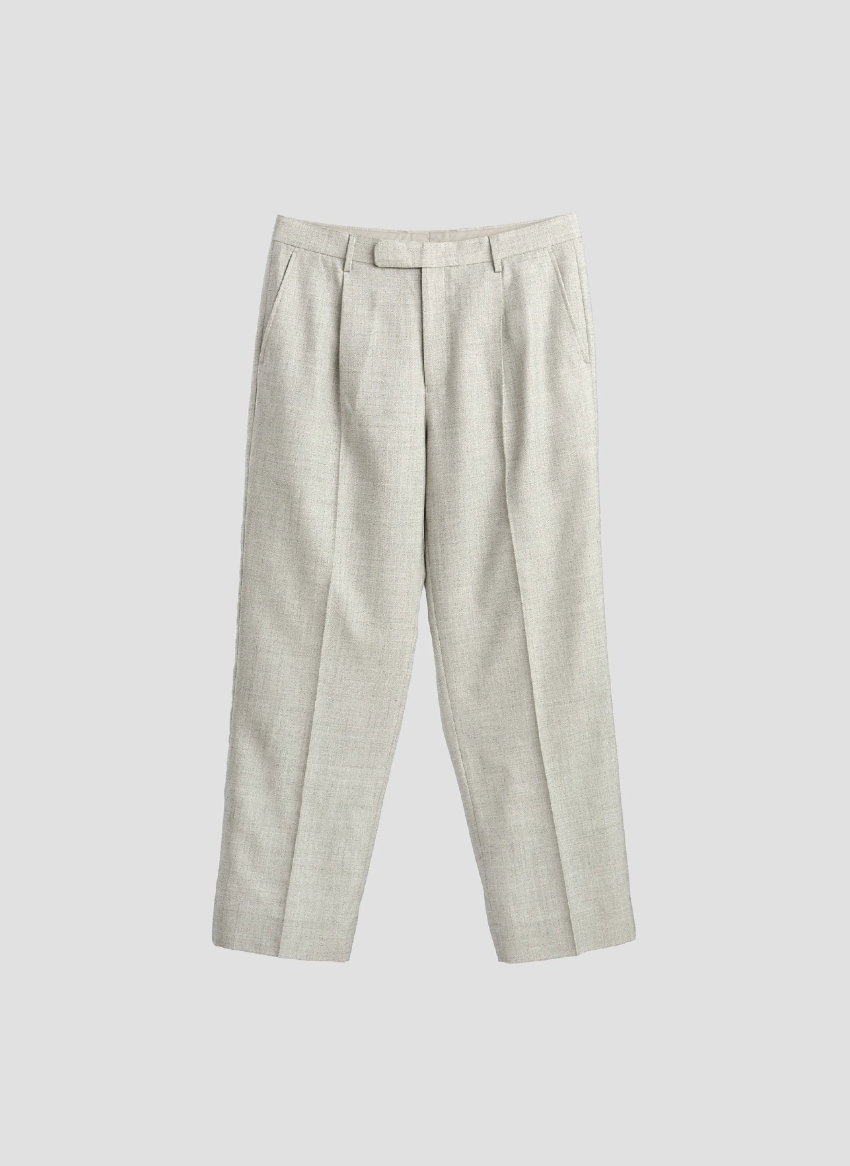 Marzotto Organic Wool Pleated Suit Pants Digital Glow QuickReleaseFastener