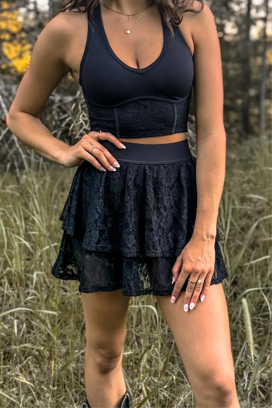 DoubleLayeredEdging Stampede Skirt