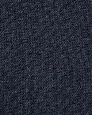 Chilly Day Comfort Loro Piana: Dark Blue Twill Flannel