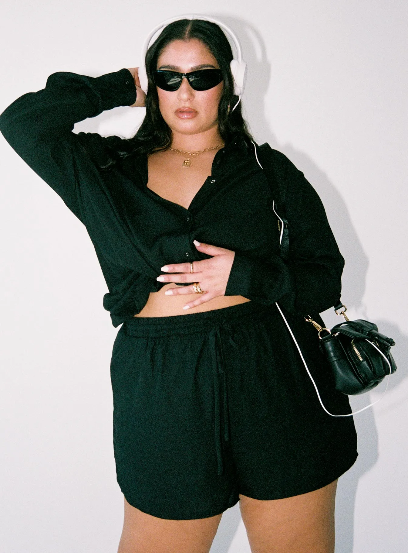 Silver Glow FlexibleCuff The Chloe Set Black Curve