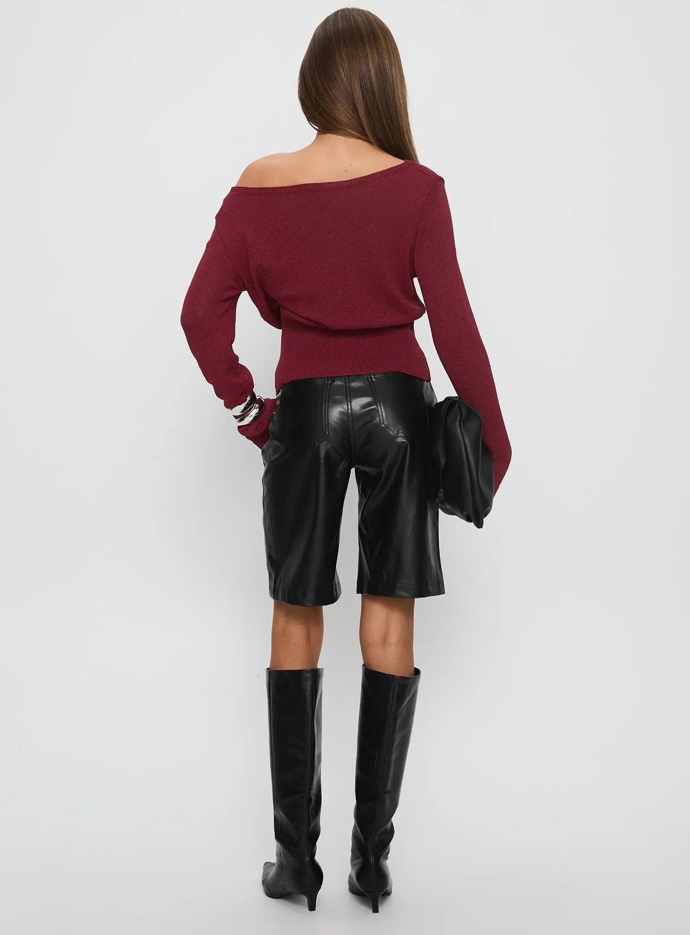 Wrenlea Faux Leather Tailored Short Black Youth Glow Weather Guard
