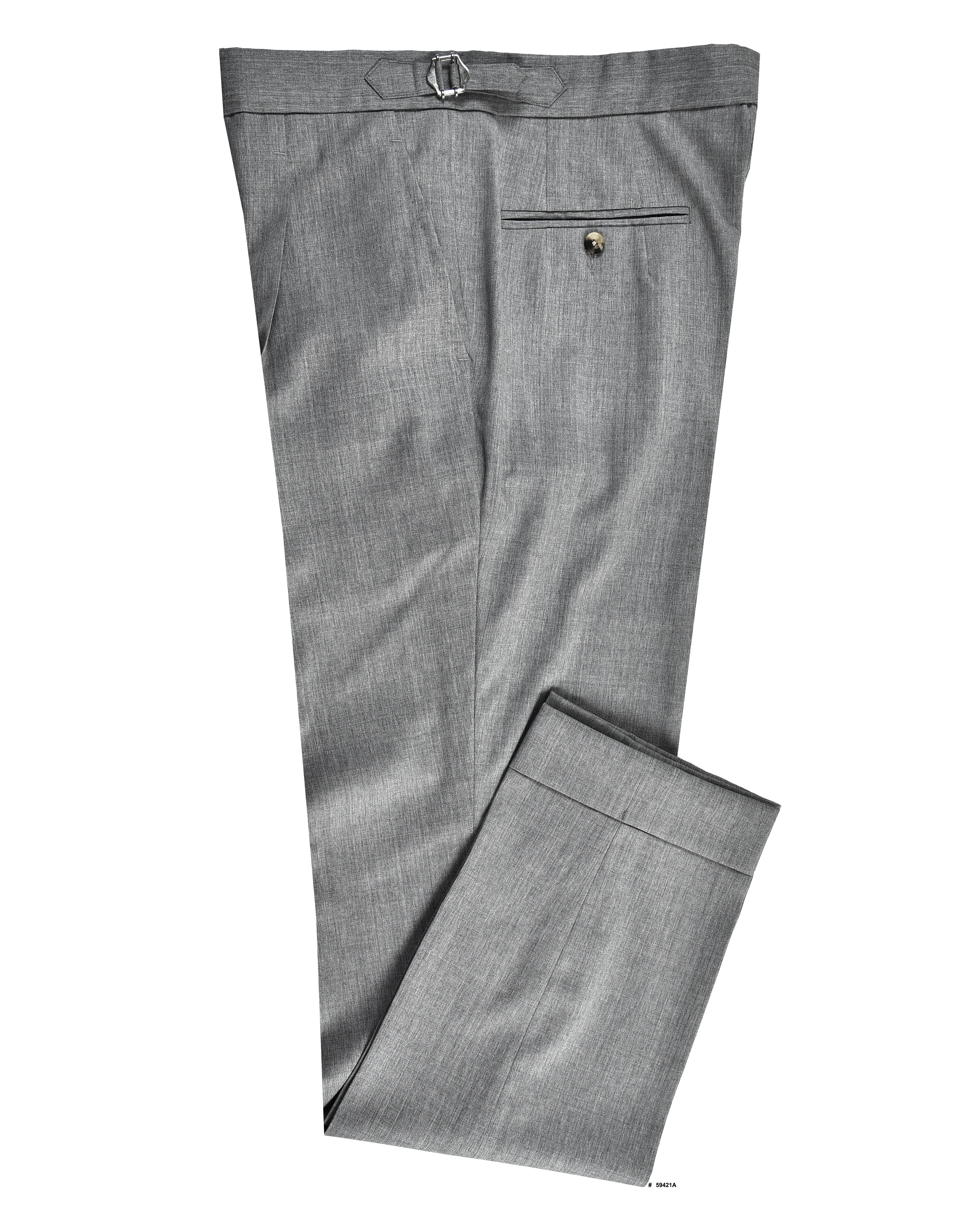 Stretchable Design Ripped design VBC: Light Grey Tropical Worsted