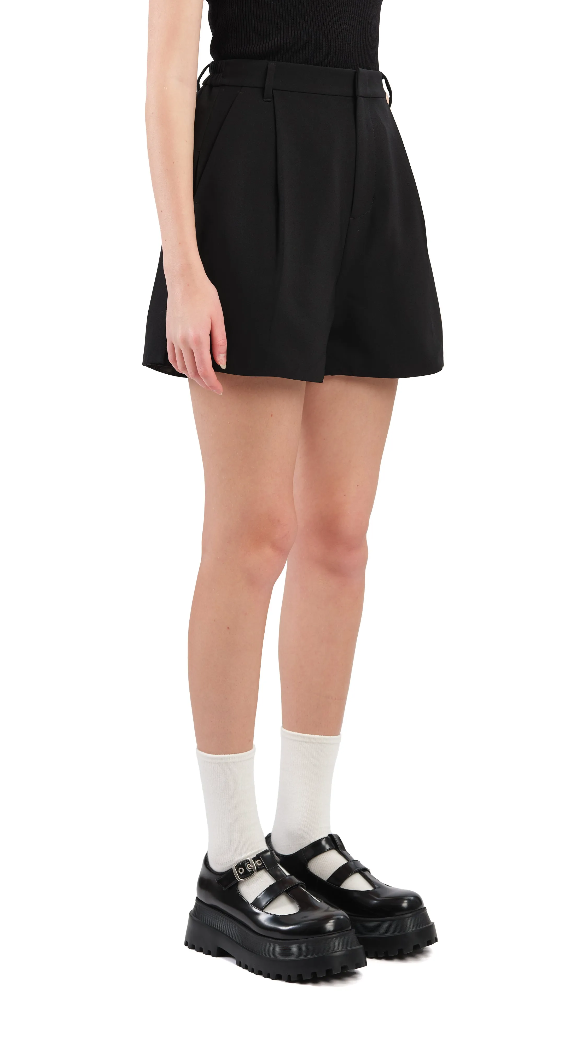 Side Slit Shorts EcoFriendlyTextile