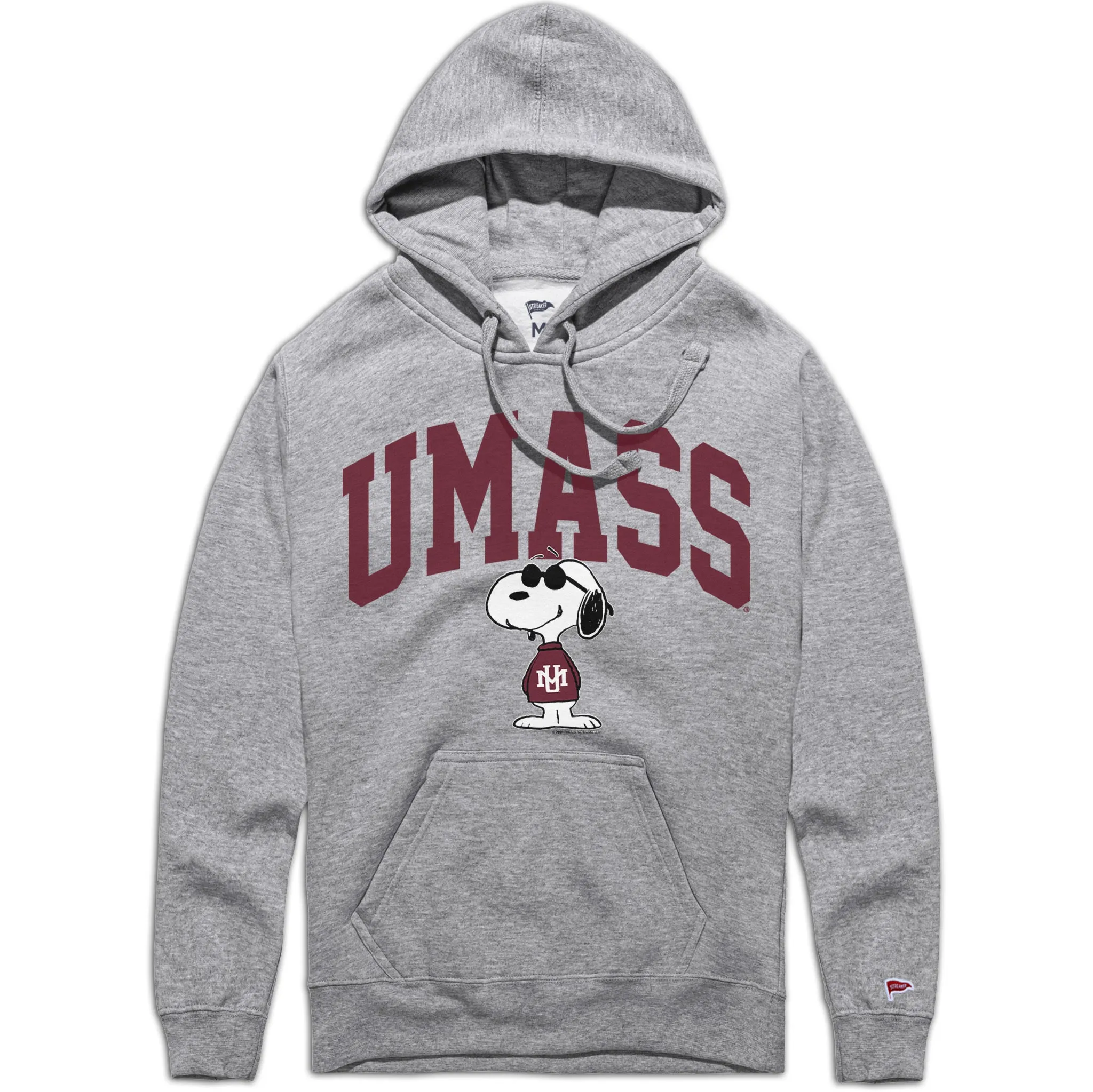 Peacock like Peanuts x UMass Joe College Hoodie