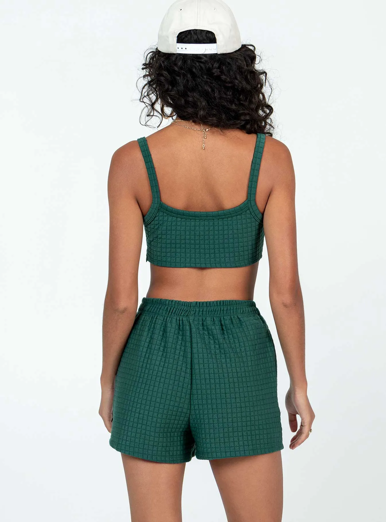 Arabella Short Set Green TaglessCollar