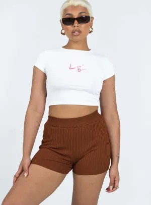 Skylar Bike Shorts Brown temperature regulation