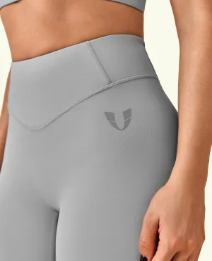 Body Shaping Postpartum Fit Extra Soft Summer Wear Active High Waist Leggings - Cement Grey